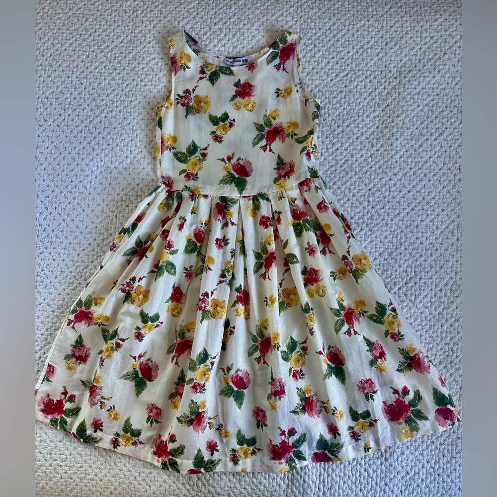 Ines de la Fressange x Uniqlo Collab Floral Dress size XS